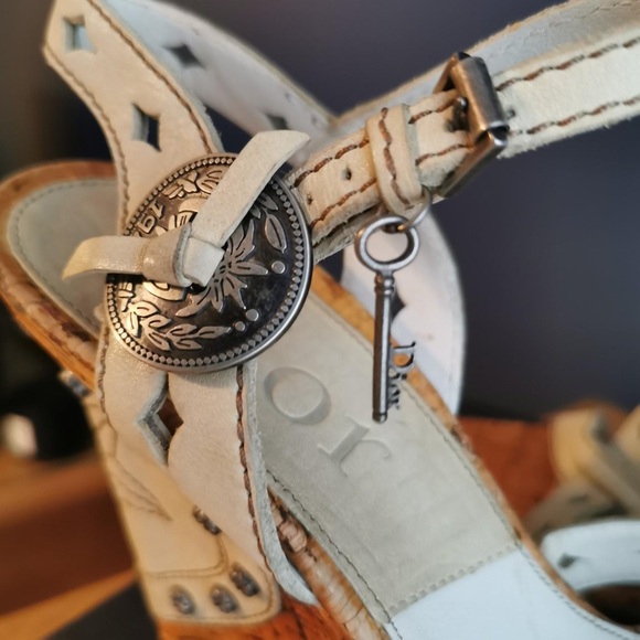 Authentic Dior Gaucho Vintage Cork Wedges – Size 37 (Good Condition) - Picture 2 of 11